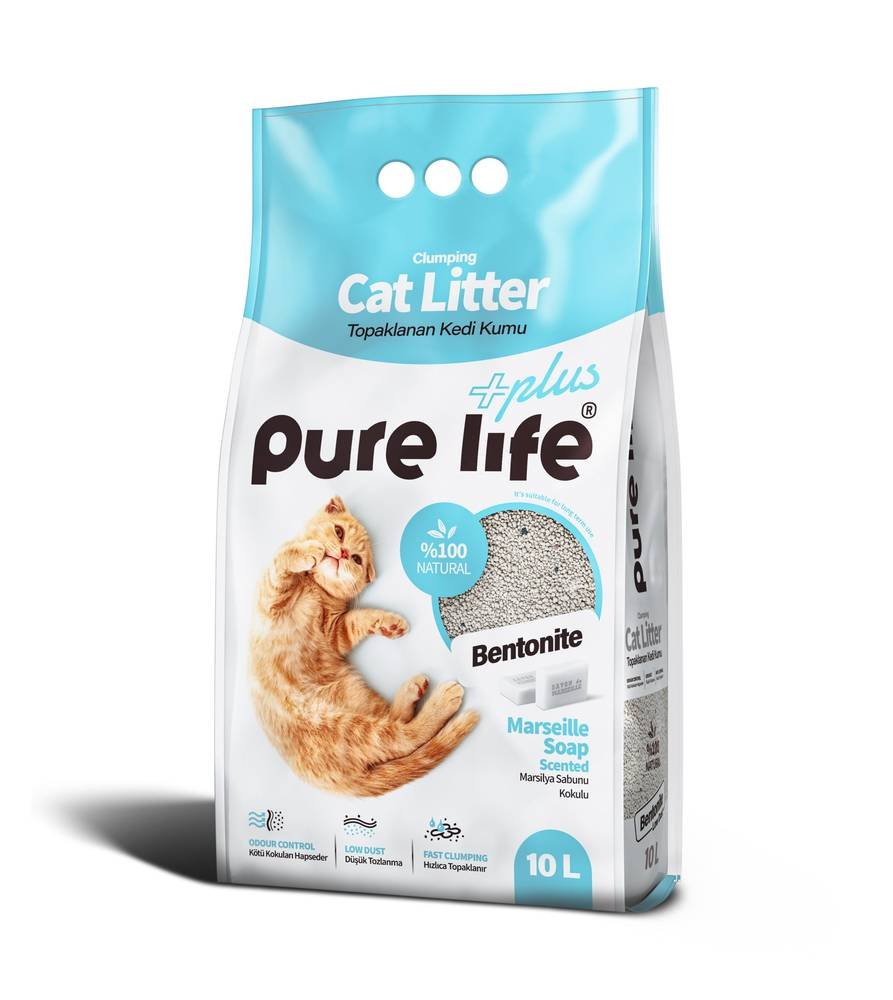 Cat Litter Pure Life bleu